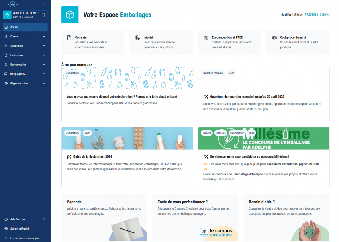 espace client