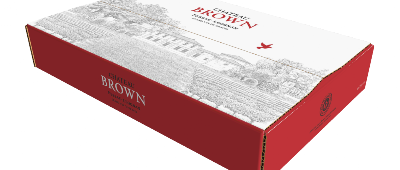Château Brown - Caisse carton Château Brown - Caisse carton