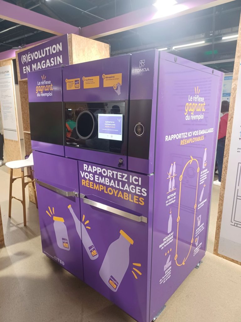 machine pour dÃ©poser ces emballages rÃ©employables