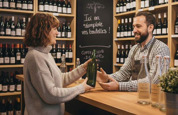 visuel bouteille rÃ©employable