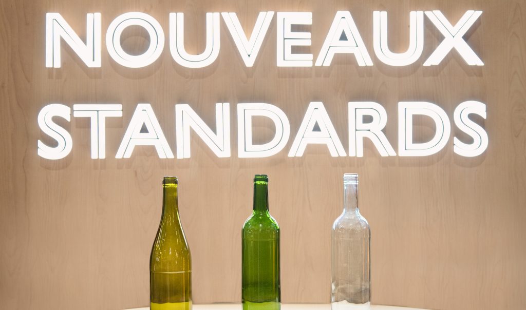 bouteilles standards vins