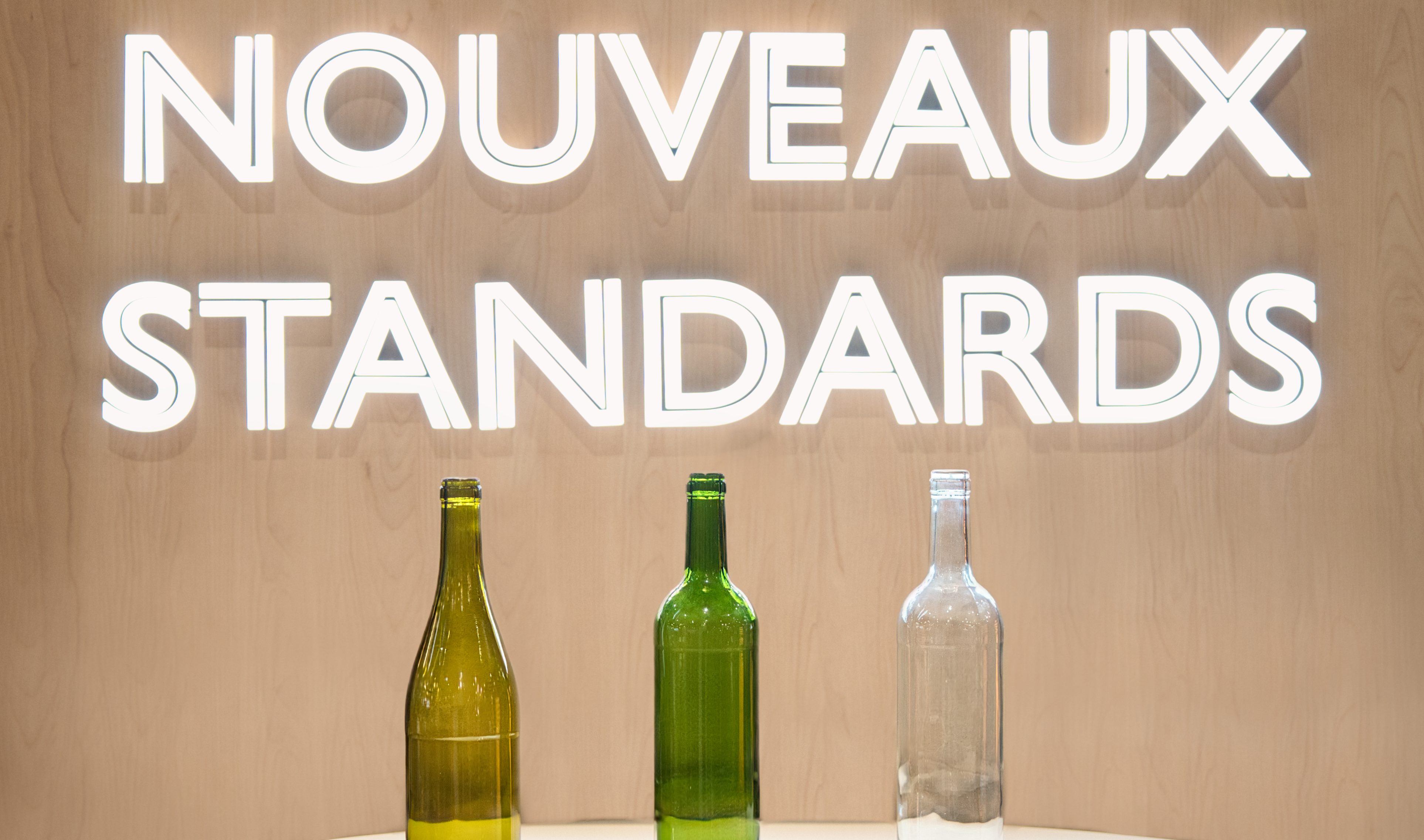bouteilles standards vins